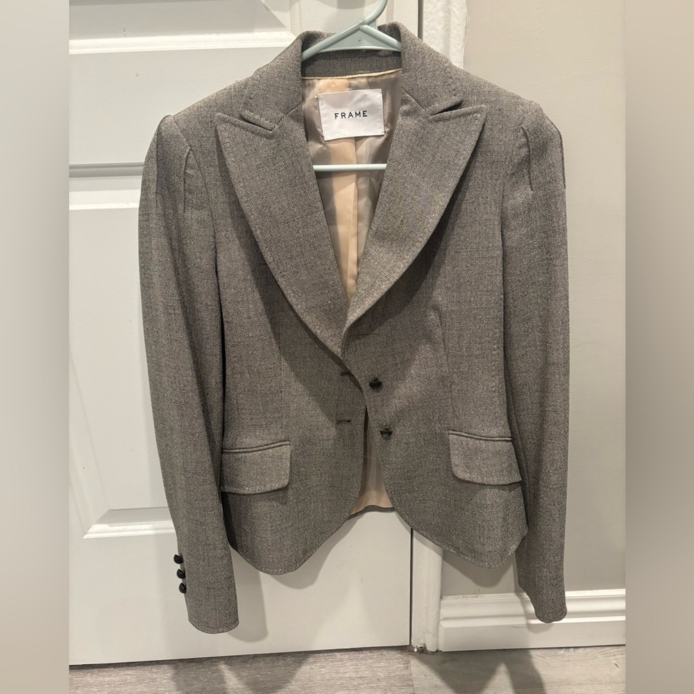 Frame Denim Gray Blazer